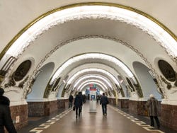 Inside St Petersburg's metro